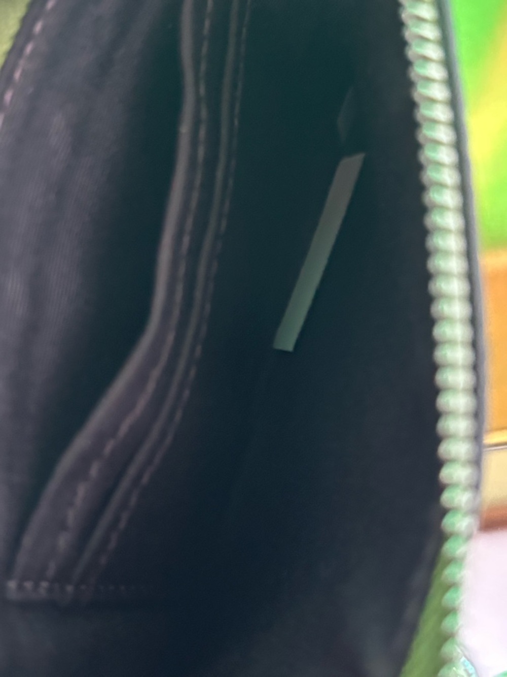 COACH Pebbled Leather Wristlet in Lime Green - Picture 12 of 14